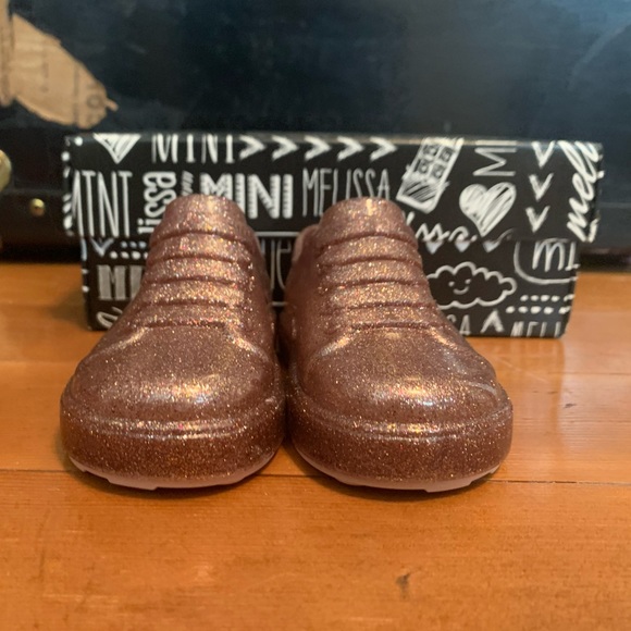 Mini Melissa pink glitter mini be style 5 NEW $55 - Picture 2 of 5